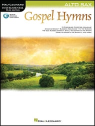 Gospel Hymns Alto Sax Book with Online Audio Access cover